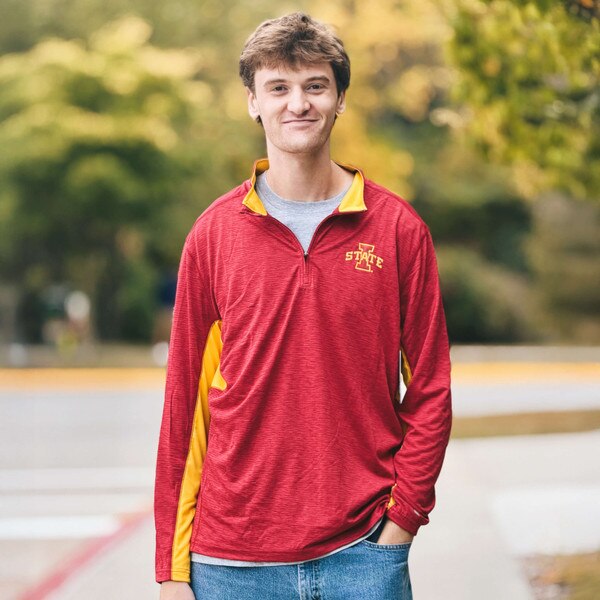 Colosseum I-State Cardinal & Gold 1/4-Zip